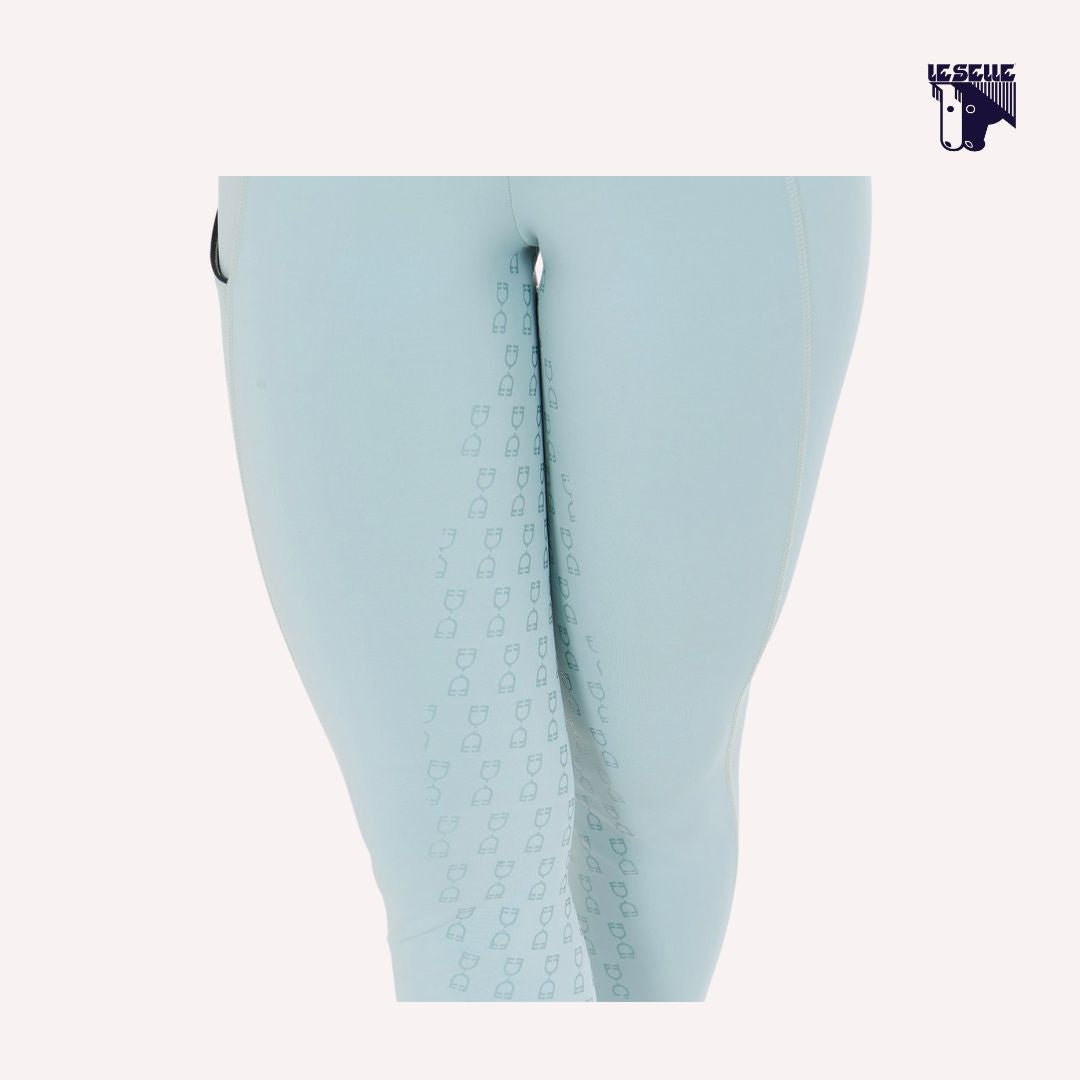LEGGINGS EQUESTRO - AZZURRO