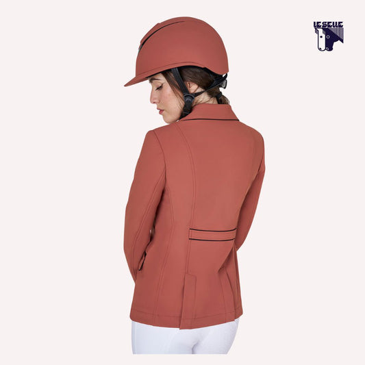 GIACCA EQUESTRO DA CONCORSO TECNOSTRETCH - MATTONE