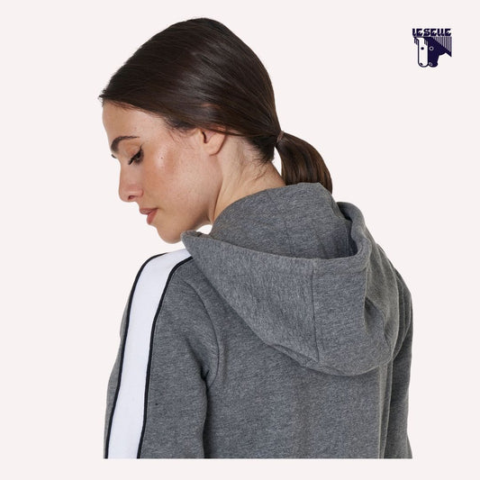 FELPA EQUESTRO CLASSIC - GRIGIO MELANGE