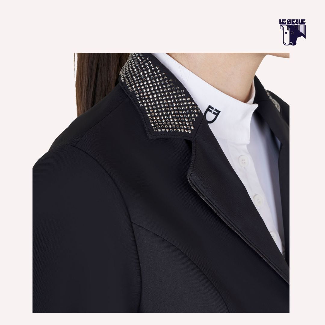 GIACCA EQUESTRO DA CONCORSO STRASS - NERO