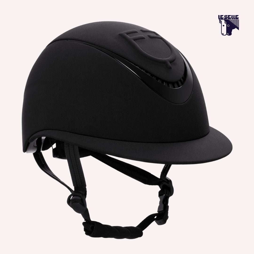 CAP EQUESTRO LOGO EMBOSSED POLO - NERO