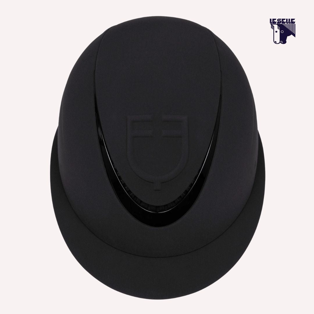 CAP EQUESTRO LOGO EMBOSSED POLO - NERO