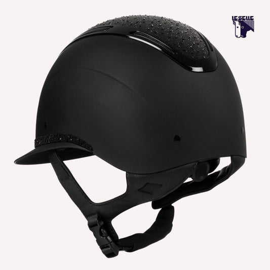 CAP EQUESTRO APOCALYPSE LADY - NERO E CRISTALLI