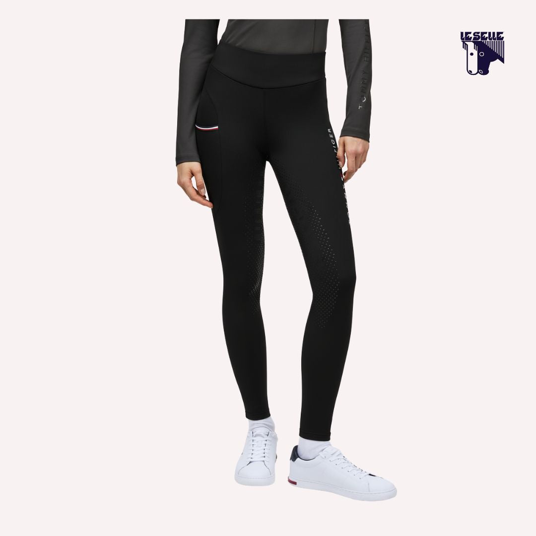 LEGGINGS INVERNALI TOMMY HILFIGER ELMIRA - NERO