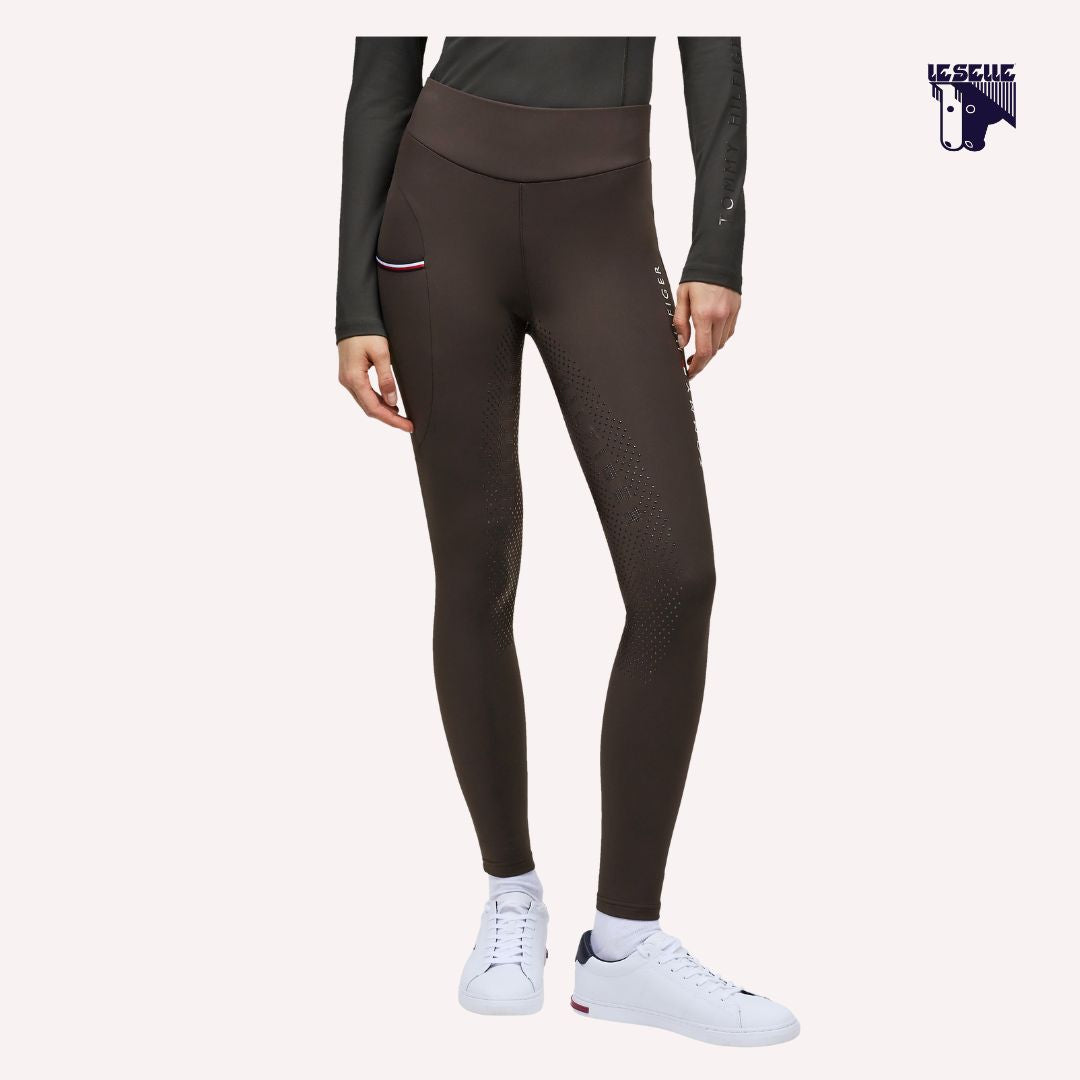 LEGGINGS INVERNALI TOMMY HILFIGER ELMIRA - MARRONE