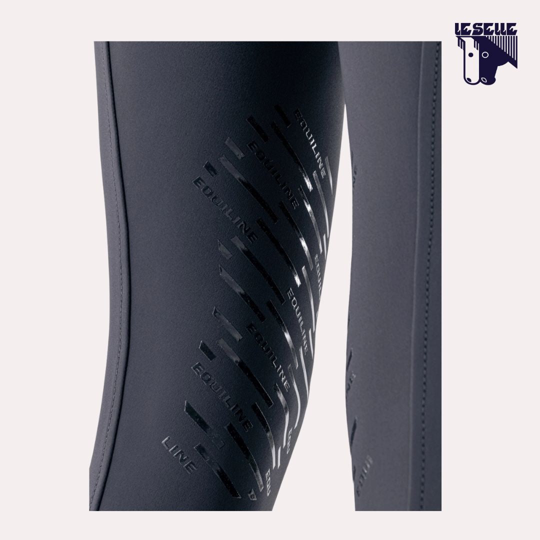 PANTALONI CORNEK GRIP AL GINOCCHIO EQUILINE - GRIGIO