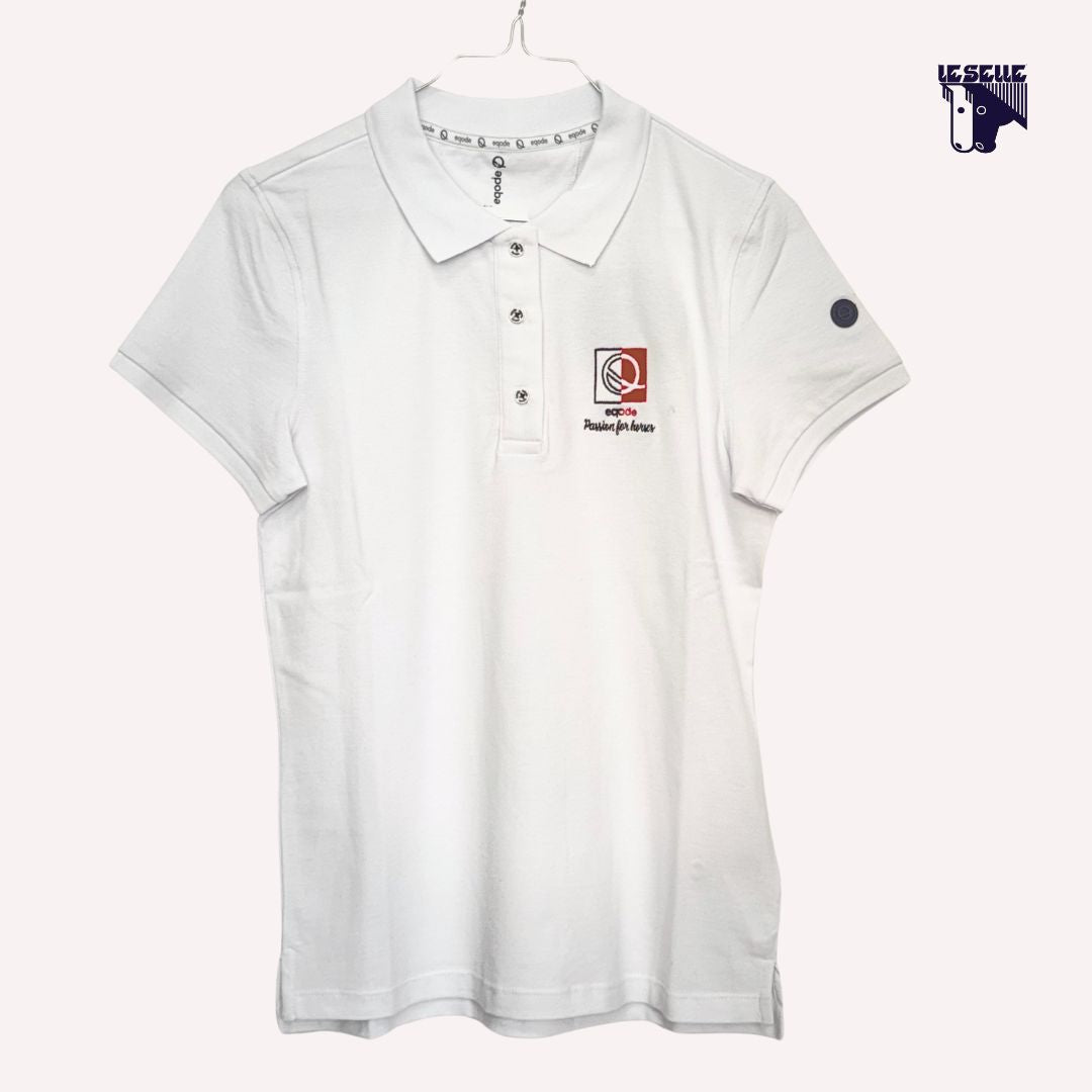POLO EQODE BY EQUILINE TEMPO LIBERO - BIANCO