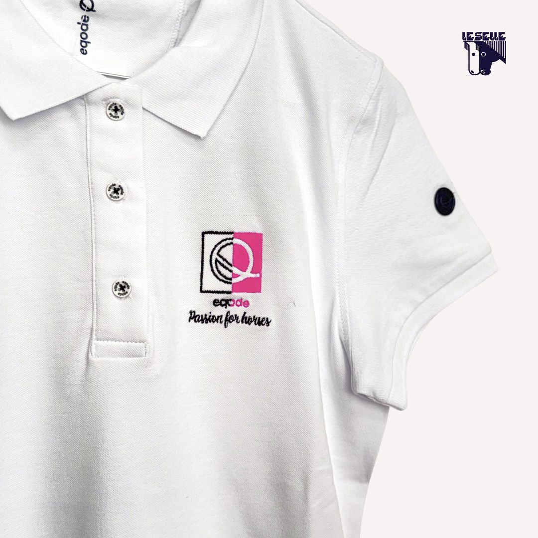 POLO EQODE BY EQUILINE TEMPO LIBERO - BIANCO