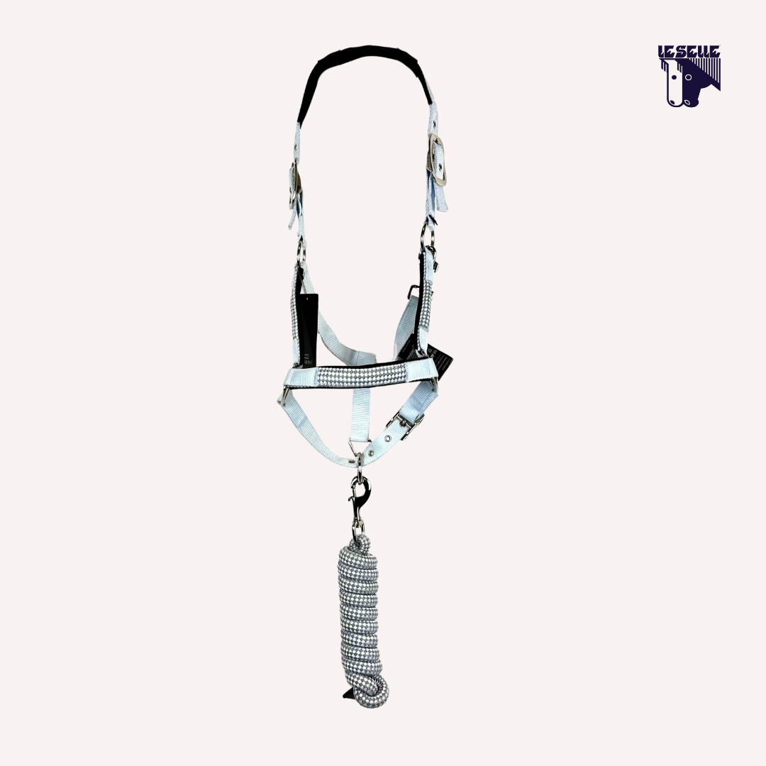 EQUILINE CUATES HALTER AND LEADLINE - ICE