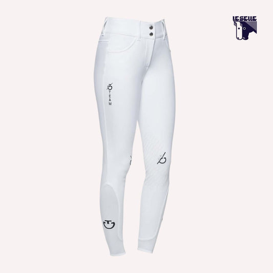 PANTALONI CT TEAM CAVALLERIA TOSCANA - BIANCO
