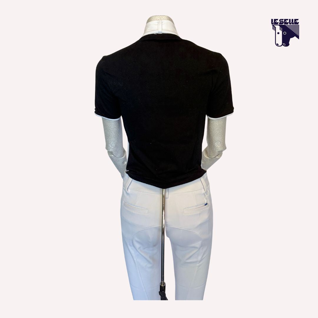 POLO DA GARA ANIMO - BIANCO/NERO