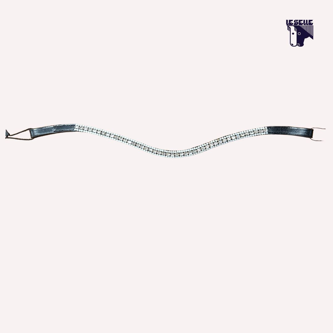 FRONTALINO SILVERLINE TACK - BIANCO OVALE