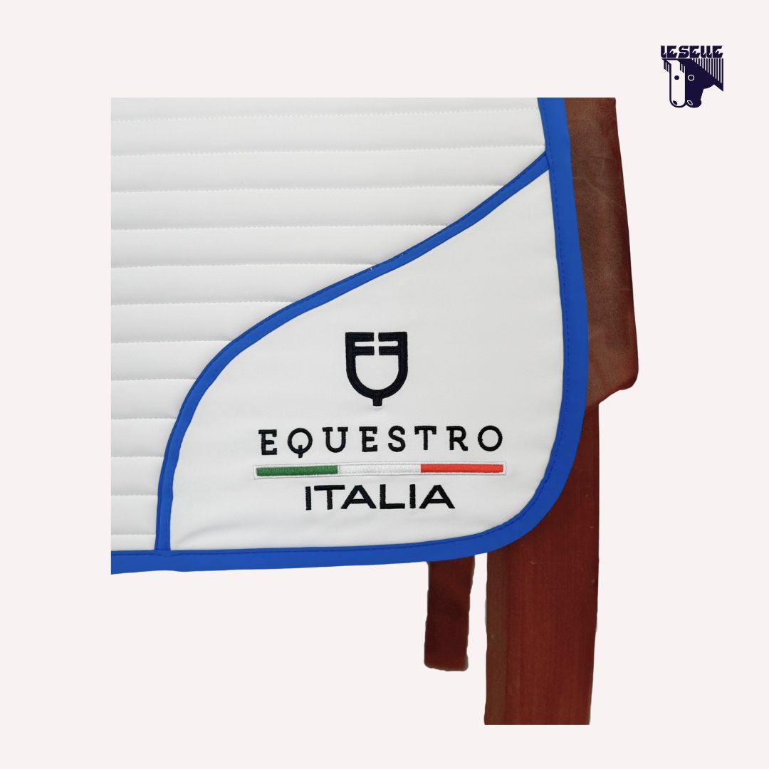 SOTTOSELLA E CUFFIETTA EQUESTRO X FISE PONY - BIANCO