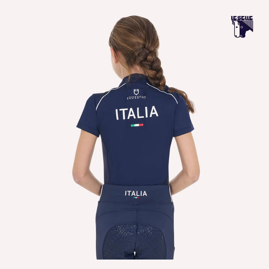 TRAINING TOP EQUESTRO X FISE - BLU