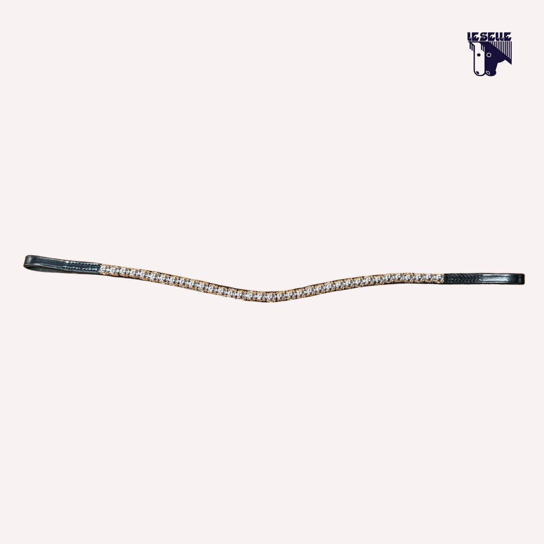 FRONTALINO SILVERLINE TACK - PERLE ARGENTO