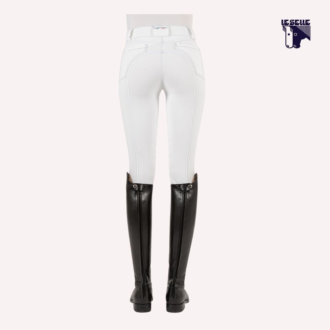 PANTALONI SARM HIPPIQUE NADIA - BIANCO
