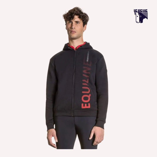 FELPA GRANATO EQUILINE - BLU