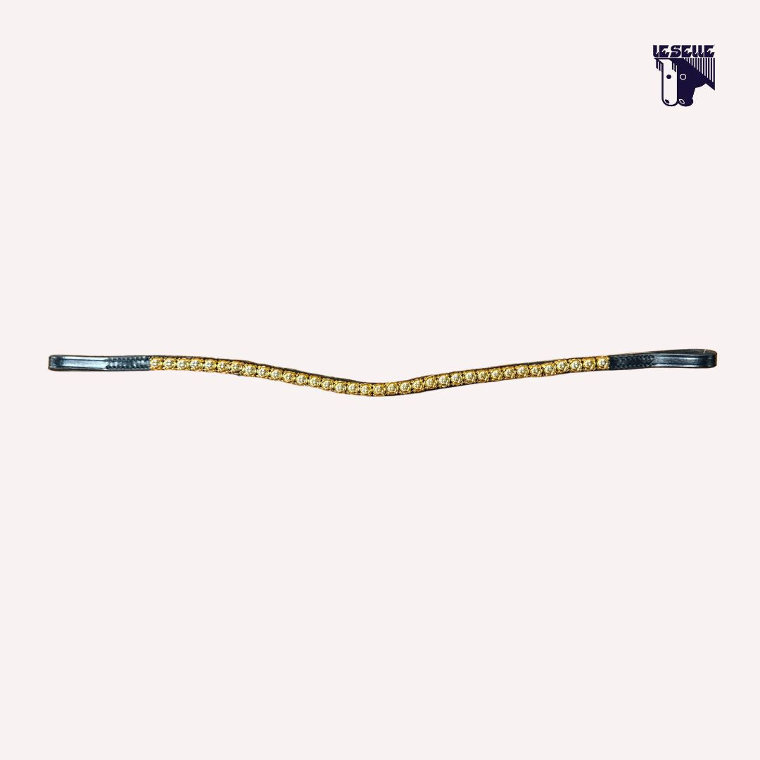 FRONTALINO SILVERLINE TACK - PERLE ORO