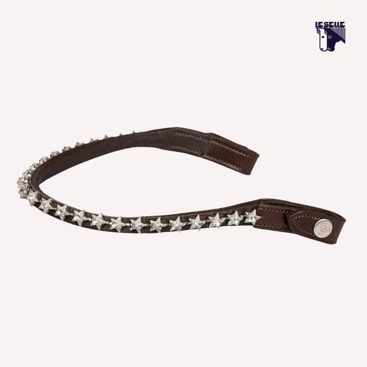 FRONTALINO ACAVALLO STELLE - BIANCO