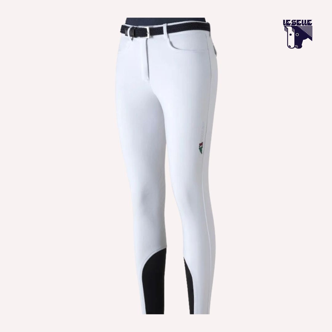 PANTALONI INVERNALI EQUILINE CORNER - BIANCO