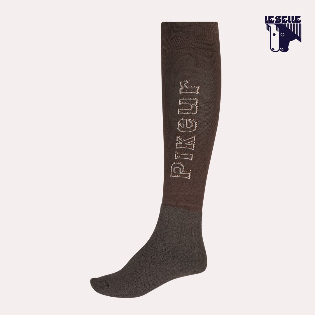 CALZINI PIKEUR KNEE SOCKS WOOL - MARRONE