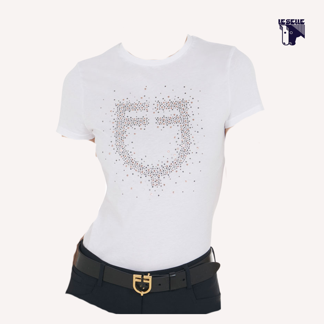 EQUESTRO PINK DIAMOND SLIM FIT T-SHIRT