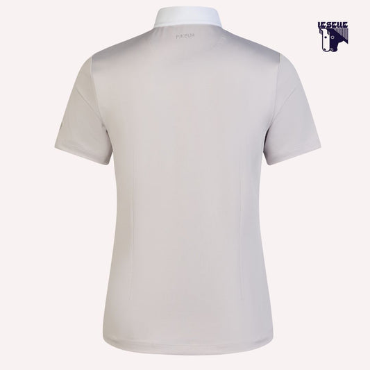 POLO DA COMPETIZIONE PIKEUR STRASS - GESSO