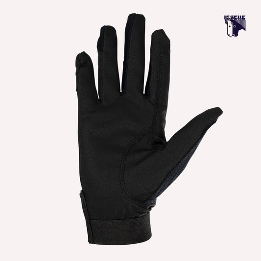 GUANTI UNISEX IN TESSUTO TECNICO EQUESTRO - NERO
