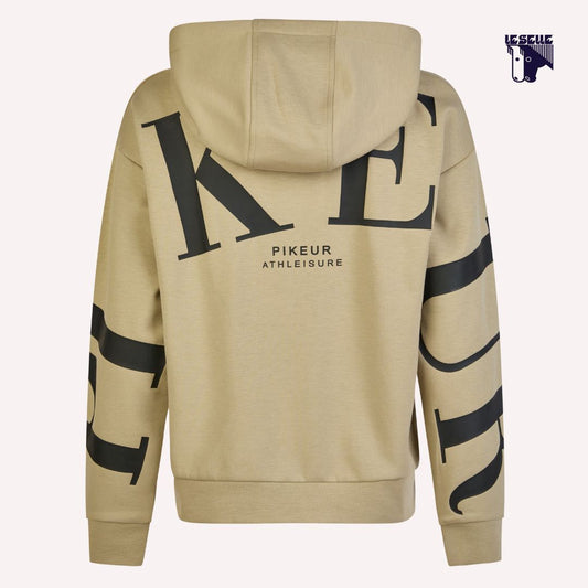 FELPA PIKEUR HOODY - BEIGE