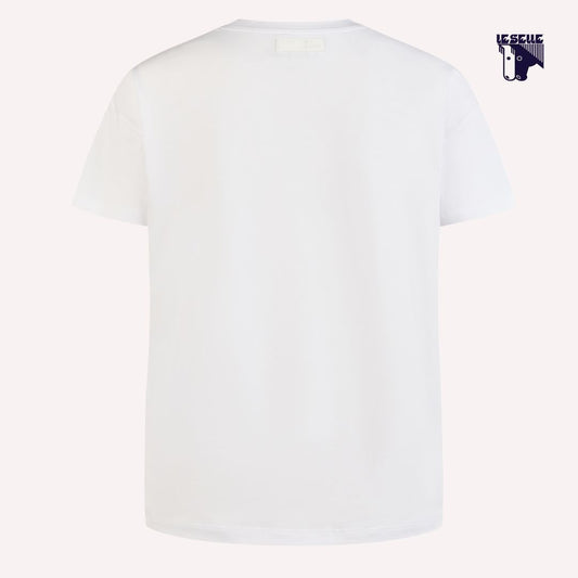 T-SHIRT PIKEUR OVERSIZE - BIANCO