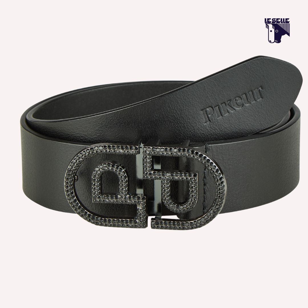 CINTURA GLITTER PIKEUR - NERO