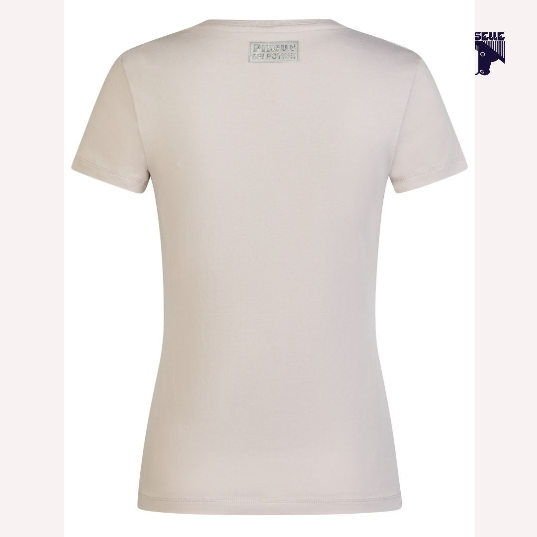 T-SHIRT PIKEUR IN COTONE - MAUVE