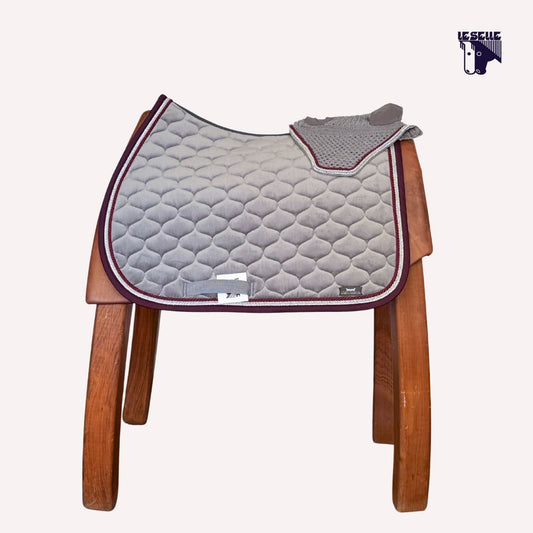 COMPLETO MARTA MORGAN VELLUTO - GRIGIO