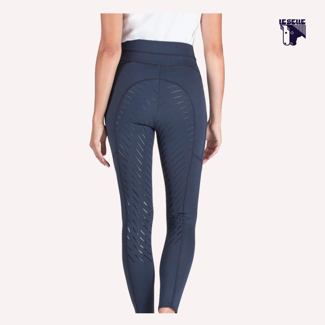 LEGGINGS ESTIVI EQUILINE CERNIF - BLU