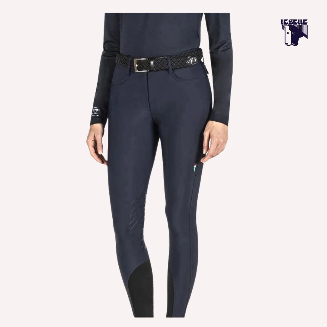 PANTALONI INVERNALI EQUILINE CORNER - BLU
