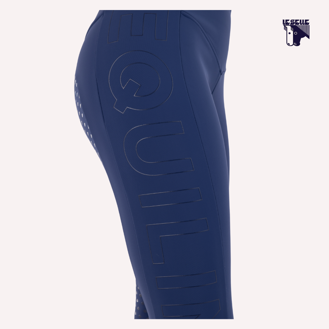 LEGGINGS INVERNALI EQUILINE CAISFH - NAVY PEONY
