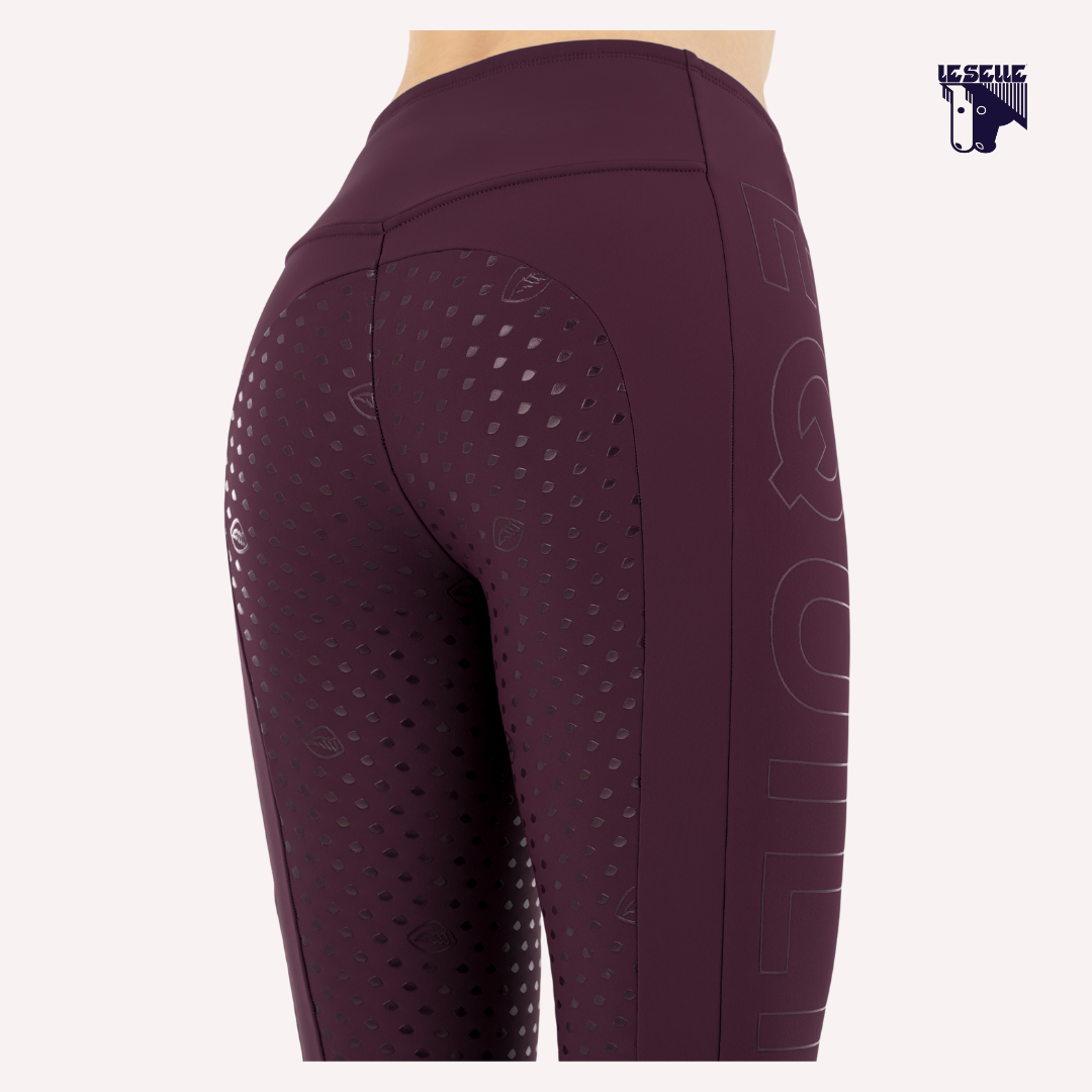 LEGGINGS INVERNALI EQUILINE CAISFH - AMARANTO