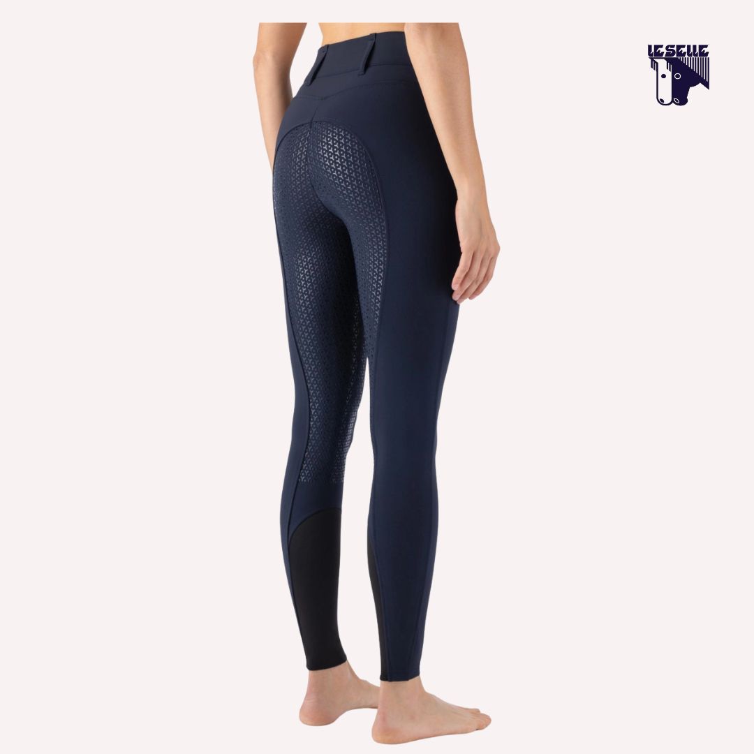 PANTALONI EQUILINE CRYSTALEF - BLU