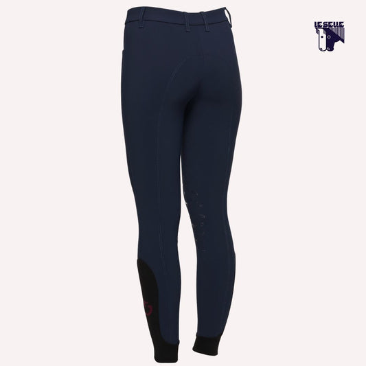 PANTALONI CAVALLERIA TOSCANA HORSE AND HELMET - BLU