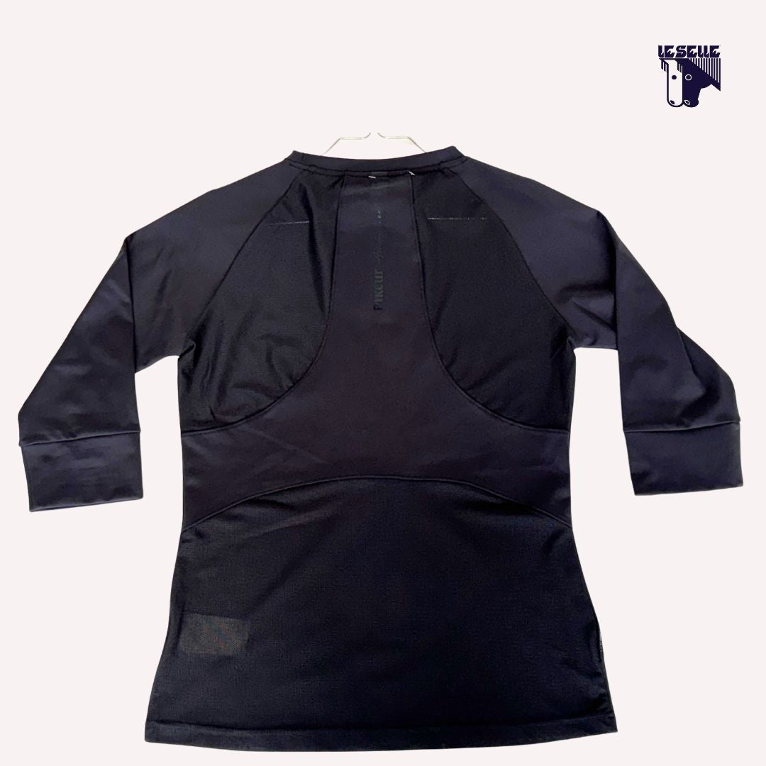FELPA PIKEUR "ON" DONNA - NERO