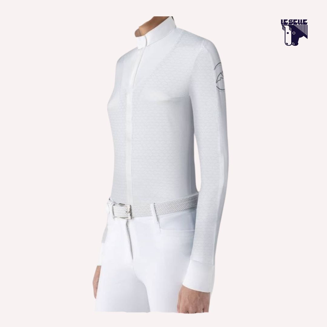 CAMICIA CONCORSO EQUILINE ESTOCK - BIANCA