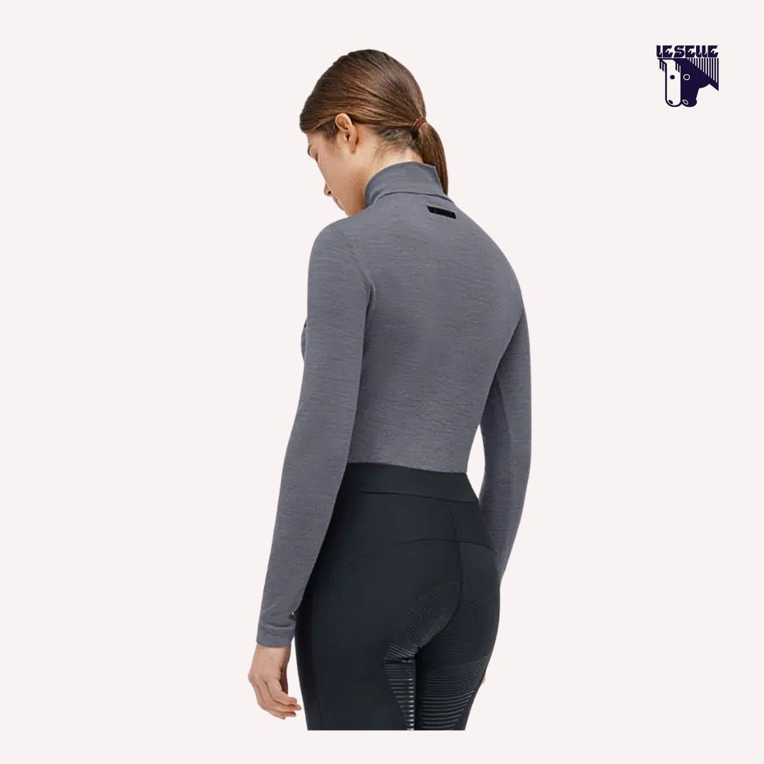 CAVALLERIA TOSCANA TECH WOOL HALF ZIP TRAINING TOP