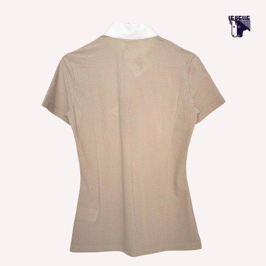 CAVALLERIA TOSCANA PERFORATED JERSEY POLO