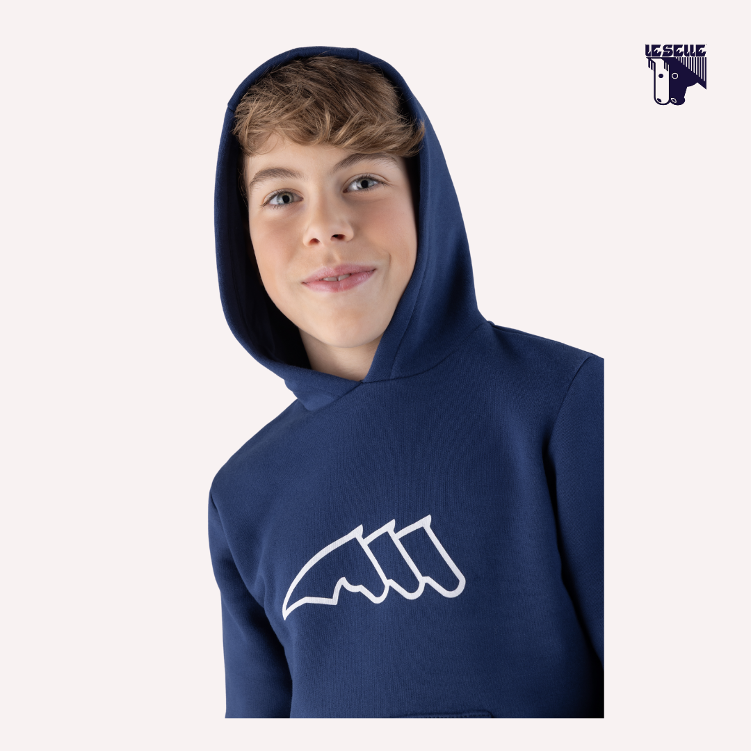 FELPA BIMBO EQUILINE CAPUC - NAVY PEONY