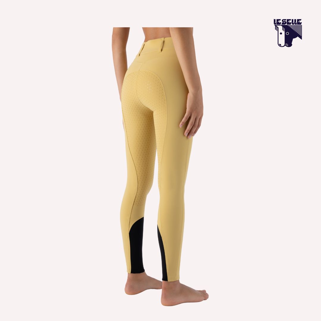 PANTALONI CRYSTALEF EQUILINE - BANANA