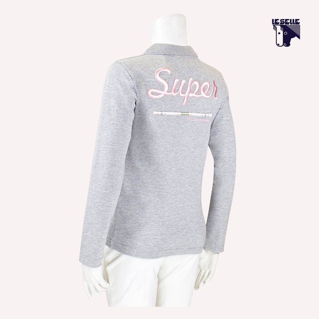 CAVALLERIA TOSCANA "SUPER" POLO SHIRT - GREY