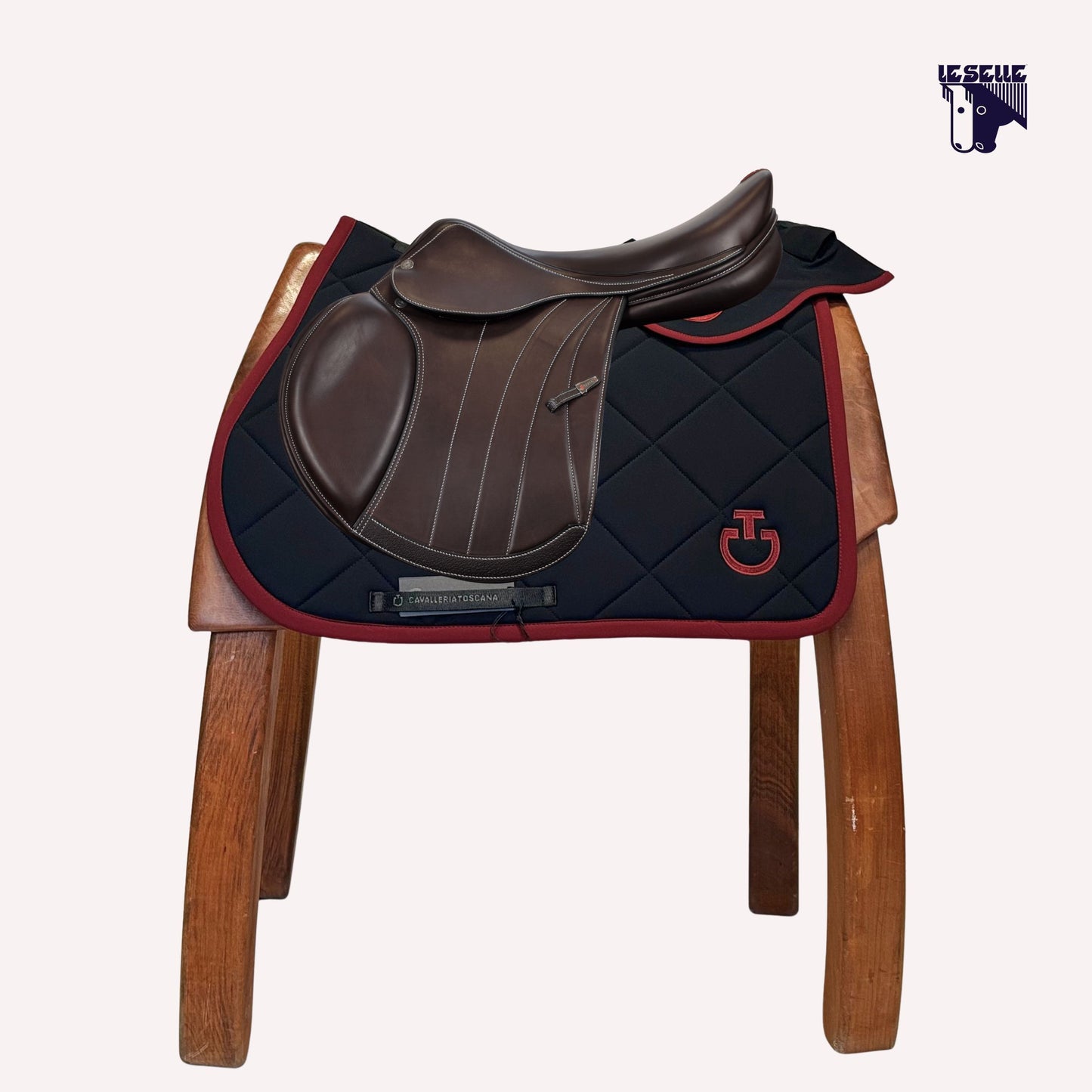 SET CT DIAMOND QUILTED - NERO/BORDEAUX