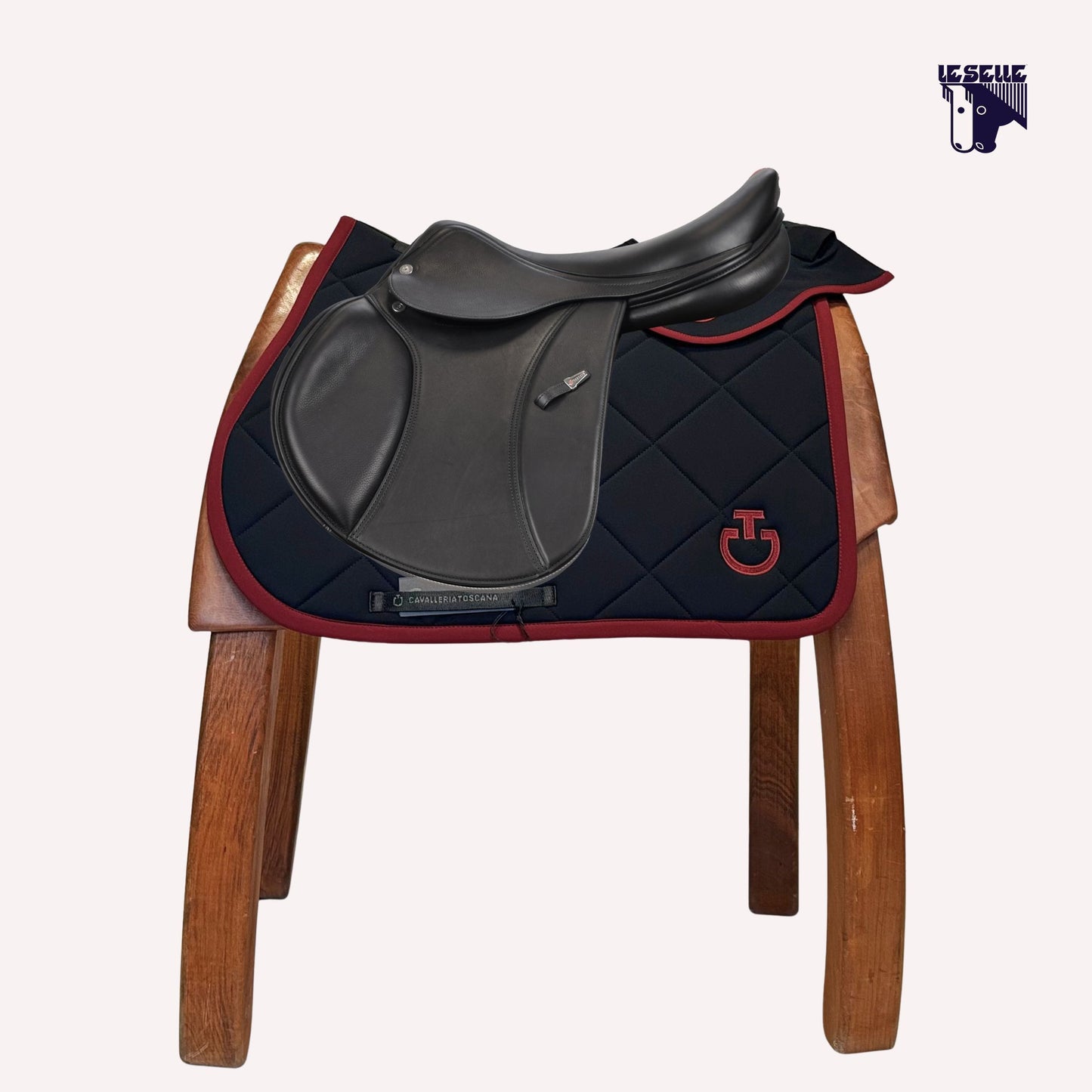 SET CT DIAMOND QUILTED - NERO/BORDEAUX