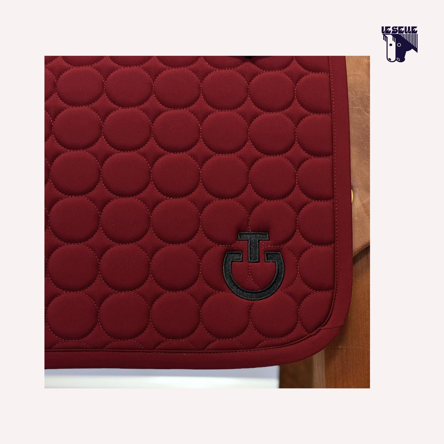 COMPLETO CAVALLERIA TOSCANA CIRCLE QUILTED - BORDEAUX