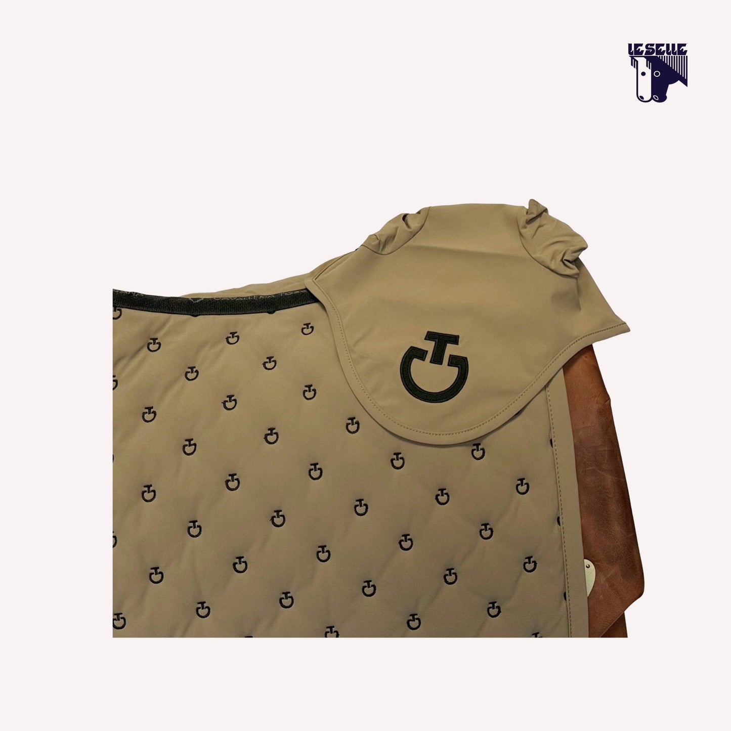 SET CT EMBROIDERY QUILTED - BEIGE